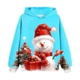 thumbnail image 1 of Mikilon Chirstmas Day Kids Clothes Size 4-14 Thermal Printed Hoodie & Sweatshirts Round Neck Long Sleeve Shirts Fall and Winter Plus Velvet Pullover Clothes, 1 of 3
