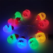 Christmas Lights, Christmas LED String Lights Snowman Indoor Outdoor Party Tree Decor, Multicolor