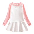 thumbnail image 1 of Mikilon Girls Dress Toddler Short Sleeve Mesh Tunic Princess Summer Dresses, 1 of 2