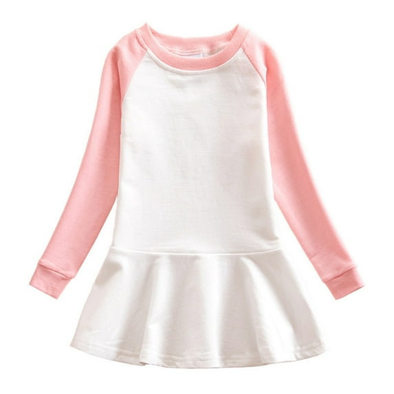 Mikilon Girls Dress Toddler Short Sleeve Mesh Tunic Princess Summer Dresses