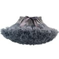thumbnail image 1 of Mikilon Girls Short Tutu Skirts Soft Yarn Breathable Mesh Puffy Skirt Solid Color Elastic Waist Skirts, 1 of 2
