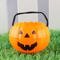 thumbnail image 1 of Halloween Decorations, Alloween Decoration Foldable and Detachable Two and a Half Bucket Large, Medium and Small Pp Candy Bag Bucket, plastic, Orange, 1 of 7
