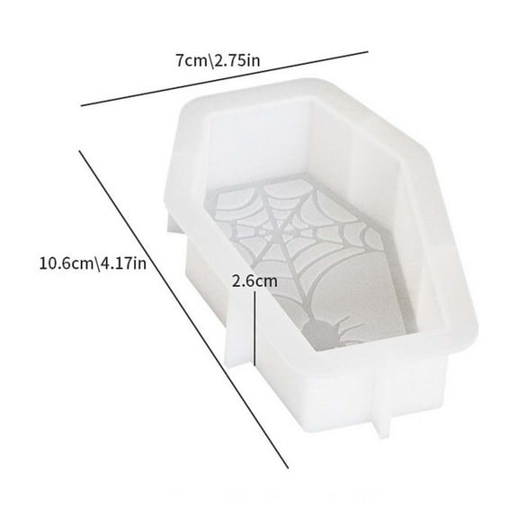 Halloween Decorations, DIY Dropping Pumpkin Ghost Coffin Halloween Gypsum Candle Utensils, Silica gel, E