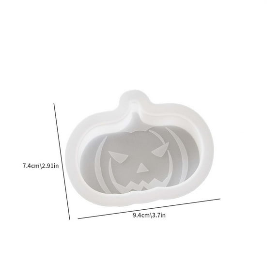 Halloween Decorations, DIY Dropping Pumpkin Ghost Coffin Halloween Gypsum Candle Utensils, Silica gel, G