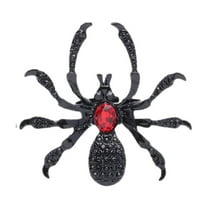 Halloween Decorations European and American Dark Halloween Personality Spider Ring Cold Style Fashion Open Forefinger Ring Black