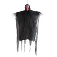 thumbnail image 1 of Mikilon Halloween Decorations Halloween Glowing Scary Ghost Halloween Ornament with Face Halloween Decorations for Indoor Balconys Outdoor Yard Garden Parties Decorations Indoor and Outdoor Black, 1 of 7