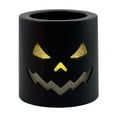 thumbnail image 1 of Halloween Decorations Halloween Cylindrical Evil Pumpkin Lights Glowing LED Electronic Candle Lights Spooky Festival Supplies Halloween Decoration and Gift Black, 1 of 6