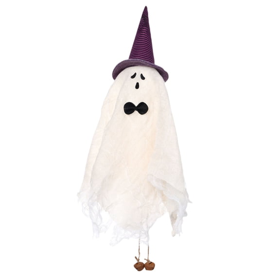 Halloween Decorations, Halloween Decorations White Witch Ghost Hanging Ghost Wind Chime Ghost Festival Home Party Decoration Pendant, Purple