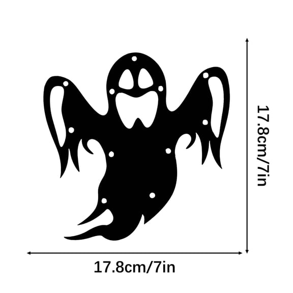 Mikilon Halloween Decorations, Halloween Glowing Pumpkin Lantern 2024 Party Decoration Halloween Festival Theme Hanger, Acrylic, C