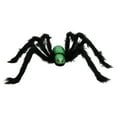 thumbnail image 1 of Mikilon Halloween Decorations, Halloween Simulation Skull Big Spider 75cm Soft Spider Ornament, cloth, Green, 1 of 8