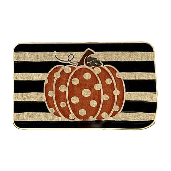 Halloween Decorations Halloween Thanksgiving Pumpkins Doormat Rug - Non-slip Entrance Doormat Rug Indoor for Home/Bathroom/Kitchen/Bedroom Multicolor