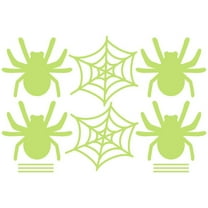 Mikilon Halloween Decorations Halloween Wall Decals Decorations Illuminate in the Dark, Fluorescence Wall Stickers for Halloween Party Kids Home Room Decals green