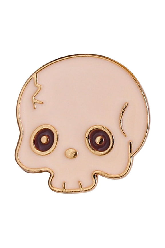 Mikilon Halloween Decorations, Pumpkin Lantern Ghost Brooch Halloween Funny Metal Badge Pin Accessories Clothes Bag Decorations, alloy, F