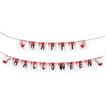 Mikilon Halloween Haunted House Horror Decoration Knife Pull Flag Knife String for Yard C