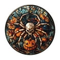 thumbnail image 1 of Mikilon Halloween Ornaments, Acrylic Hanging Sign Halloween Luminous Skull Hanging Sign Decoration, as show, 1 of 2