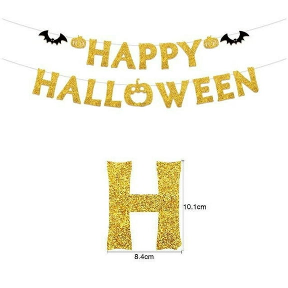Mikilon Halloween Ornaments, Halloween Flag Party Venue Decoration Banner Decoration, GD
