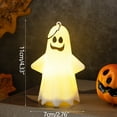 thumbnail image 1 of Mikilon Halloween Ornaments, Halloween Plastic Witch Modeling Light Night Wall LED Lamp Lantern Festival Party Supplies Home Haunted House Desktop Decoration, C, 1 of 8