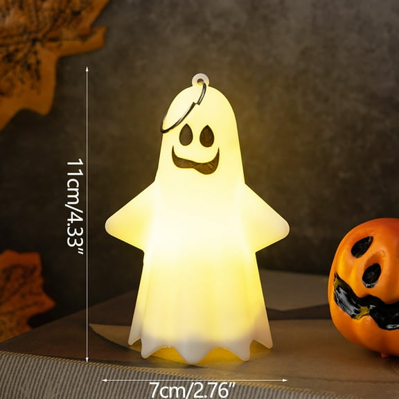 Mikilon Halloween Ornaments, Halloween Plastic Witch Modeling Light Night Wall LED Lamp Lantern Festival Party Supplies Home Haunted House Desktop Decoration, C