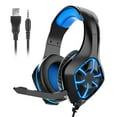 thumbnail image 1 of Mikilon Headphones, Around-Ear Bass Gaming Headset Surround Sound Headphones With Noise Cancelling Microphone RGB Lights, 1 of 7