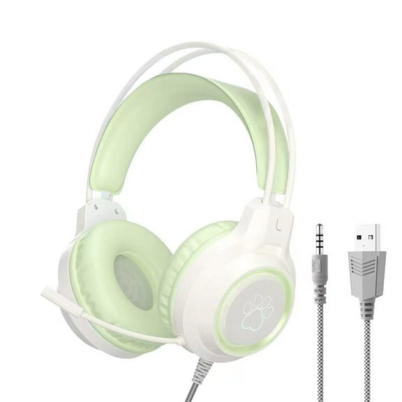 Headphones, Headset Wired Headset Students Children Study Back Music Gaming Headset Boys Girls Gift Fashionable