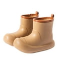 thumbnail image 1 of Mikilon Kids Non-slip Rain Boots Size 4-11 Years Solid Color Rain Shoes Cute Comfortable Rain Shoes, 1 of 3