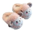 thumbnail image 1 of Mikilon Kids Winter Warm Slippers Size 0-9 Years Cute Non-slip Home Shoes Solid Color Comfortable Shoes, 1 of 3