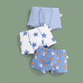 thumbnail image 1 of Mikilon Little Boys Soft Cotton Briefs Size 2-9 Years Cute Graphic Print Baby Toddler Kids Underwear 3 Pack, 1 of 3