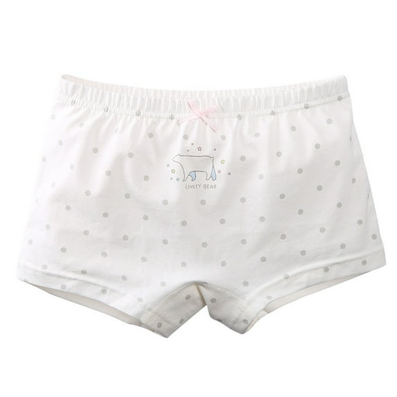 Mikilon Little Girls Cotton Boy Shorts Toddler Panties Baby Princess Underwear