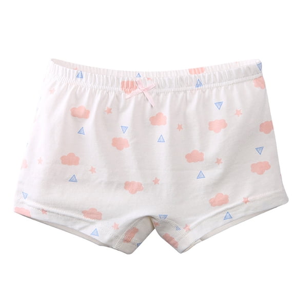 Mikilon Little Girls Cotton Boy Shorts Toddler Panties Baby Princess Underwear