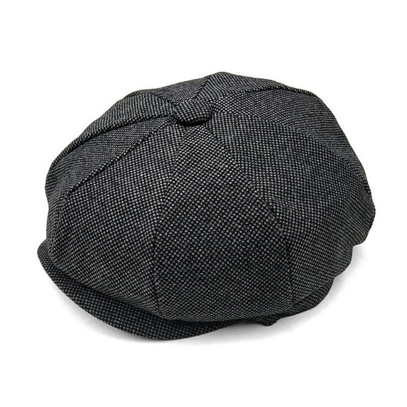 Mikilon Male and Female Plaid Hats Fall and Winter Fashion Warm Newsboy/Painters Hats Comfortable Outdoor Hats