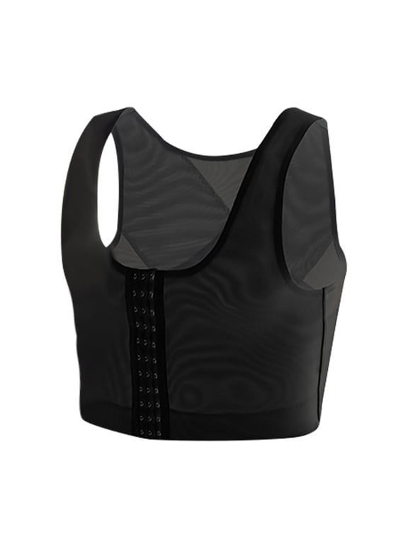Mens Compression Corset Vest Hide Gynecomastia Chest Binder Tank Top Faja para Hombre Clearance