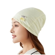 Fesfesfes Pregnant Woman Solid Color Hats Breathable and Comfortable Elastic Headband Summer Thin Hats