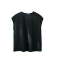 thumbnail image 1 of Mikilon Round Neck Sleeveless Tops for 3-10 Years Boys Solid Color Stylish Cutout Blouses, 1 of 3