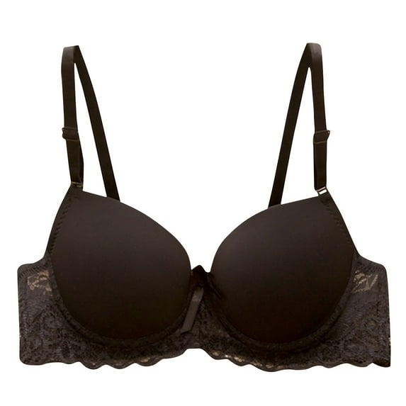 Mikilon Sexy Lace Strap Vest Women Wear Outside With Underlay French Top Bra Bra Underwear Bra Lingerie for Women Plus Size 36 B on Sale