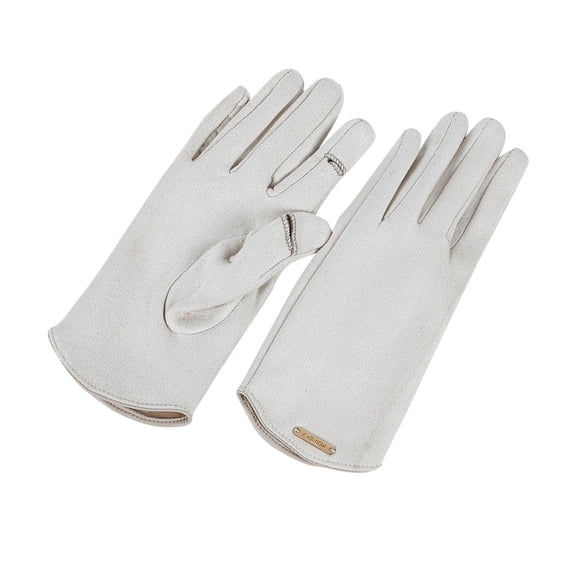 Mikilon Soft Velvet Thicken Gloves for Women Solid Color Winter Outdoor Warm Gloves Comfortable Windproof Gloves