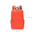 thumbnail image 1 of Mikilon Solid Backpack, Men's And Women's Casual Shoulder Bag, Business Traveling Backpack, Men's And Women's Casual Shoulder Bag Orange, 1 of 2