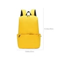 thumbnail image 1 of Mikilon Solid Backpack, Men's And Women's Casual Shoulder Bag, Business Traveling Backpack, Men's And Women's Casual Shoulder Bag Yellow, 1 of 2