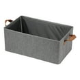thumbnail image 1 of Mikilon Storage Bins Bags, Shelf Storage Box, Fabric Cabinet Organizer, with H and les, Storage Basket for Home and of fice., Gary, 1 of 9