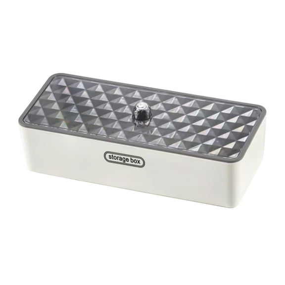 Storage, Makeup Storage Stackable Organizer Box For Bathroom Vanity,Tray Kitchen Drawer Organizer With Lid And Drainer - Plastic Kitchen Cutlery Tray And Utensil Storage, White