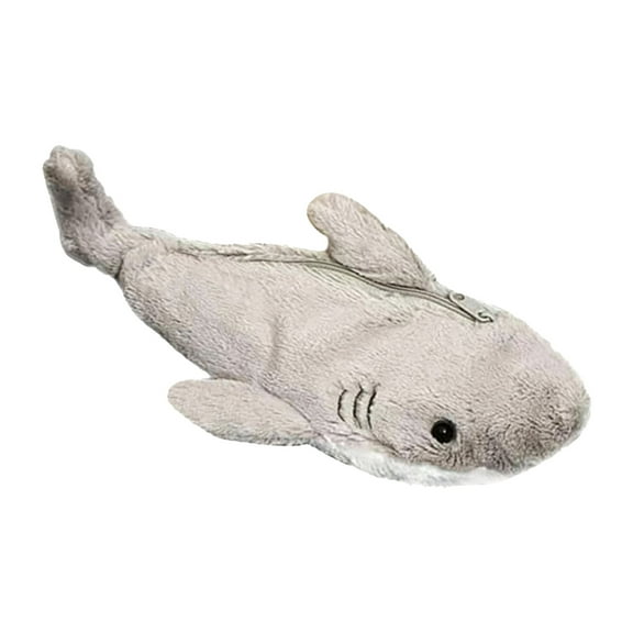 Storage, Small Doll Pen Bag Ins Wind High Appearance Level Large Capacity Plush Stationery Storage Bag Stationery Bag Plush Learning Home Office Use Pen Bag, Gray