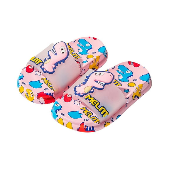 Mikilon Summer Dinosaur Soft-soled Non-slip Eva Male And Female Baby Children's Slippers Beach Shoes for Toddler Girls Boys5.5-7 Year on Clearance