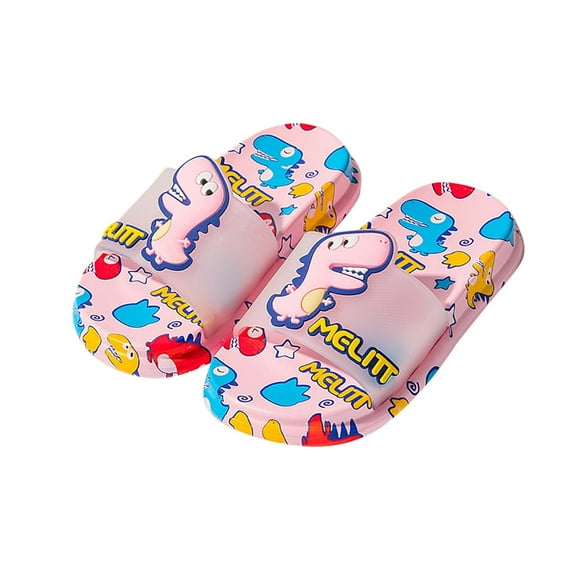 Mikilon Summer Dinosaur Soft-soled Non-slip Eva Male And Female Baby Children's Slippers Kids Slippers for Toddler Boy Girl Summer 3.5-4.5 Year 2023 Summer Deal
