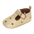 thumbnail image 1 of Gallickan Toddler Kids Baby Boys Girls Star Pattern Rubber Non-Slip First Walking Shoes Toddler Shoes for Boys 6-12 Month on, 1 of 9
