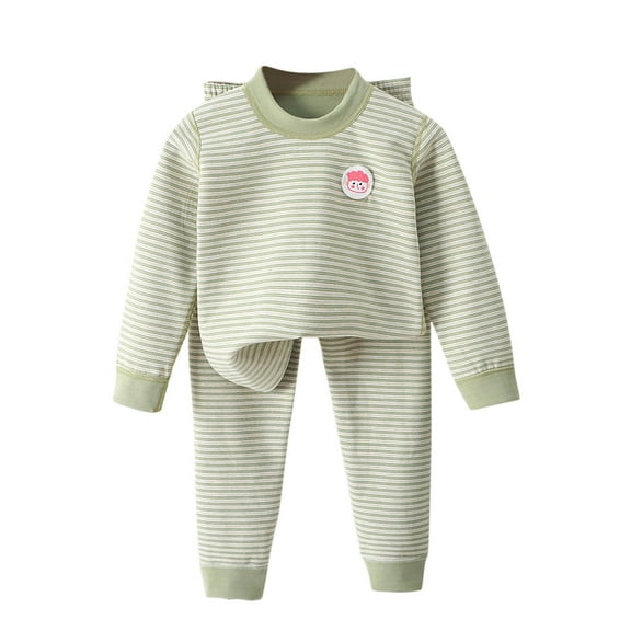 Mikilon Toddler Thermal Underwear Set Girls and Boys Long Sleeve Kids Pajamas Pjs, 2-12 Years