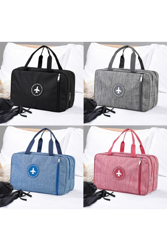 Mikilon Travel Duffel Bag for Spirit Airlines Personal Item Bag 13X6X8 Inch Carry On Luggage Bag Gym Bag for Women And Men Blue