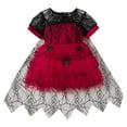 thumbnail image 1 of Mikilon Tulle Dress for Little Girls Size 12 Months-5 Years Patchwork Color Lightweight Elegant Dress Colorful Lace and Ruffled Dress, 1 of 9