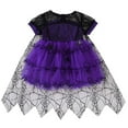 thumbnail image 1 of Mikilon Tulle Dress for Little Girls Size 12 Months-5 Years Patchwork Color Lightweight Elegant Dress Colorful Lace and Ruffled Dress, 1 of 9