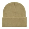 thumbnail image 1 of Mikilon Versatile Solid Color Knitted for Women and Men Casual Thicken Warm Hats Fashion Double Sided Wear Hats, 1 of 3