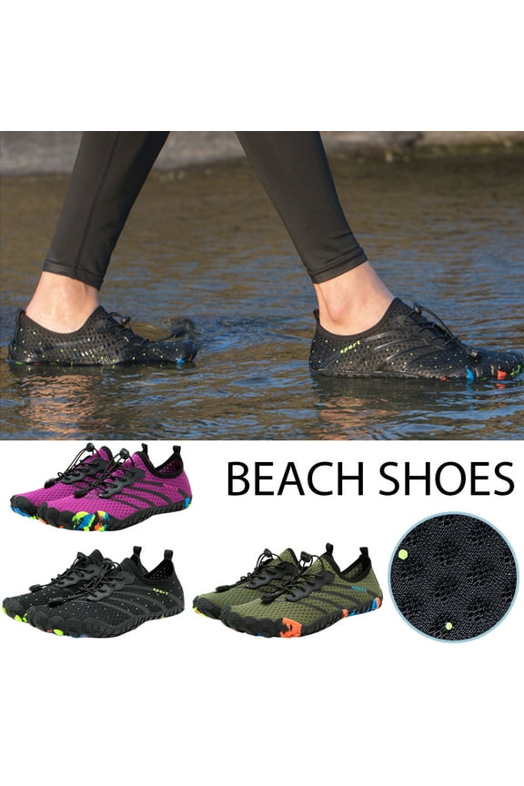 Mikilon Water Shoes for Men And Women Quick Dry Aqua Swim Barefoot Shoes for Outdoor Fishing Beach Pool Boat Surfing Walking Water Park And Yoqa Activities