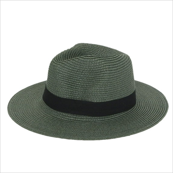 Mikilon Women and Men Sun Hats Comfortable Solid Color Fisherman Hat Casual Outdoorsy Beach Wide Brimmed Hats